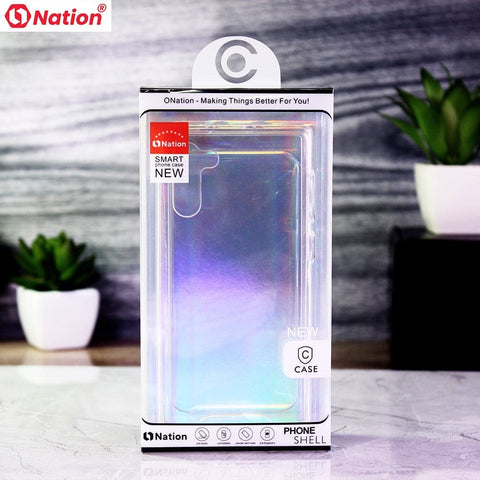 Samsung Galaxy Note 10 Cover - ONation Essential Series - Premium Quality No Yellowing Drop Tested Tpu+Pc Clear Soft Edges