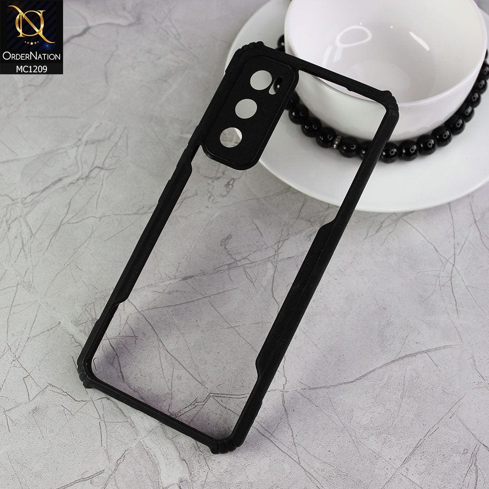 Vivo V20 SE Cover - Black - Hybrid Tpu Pc Case