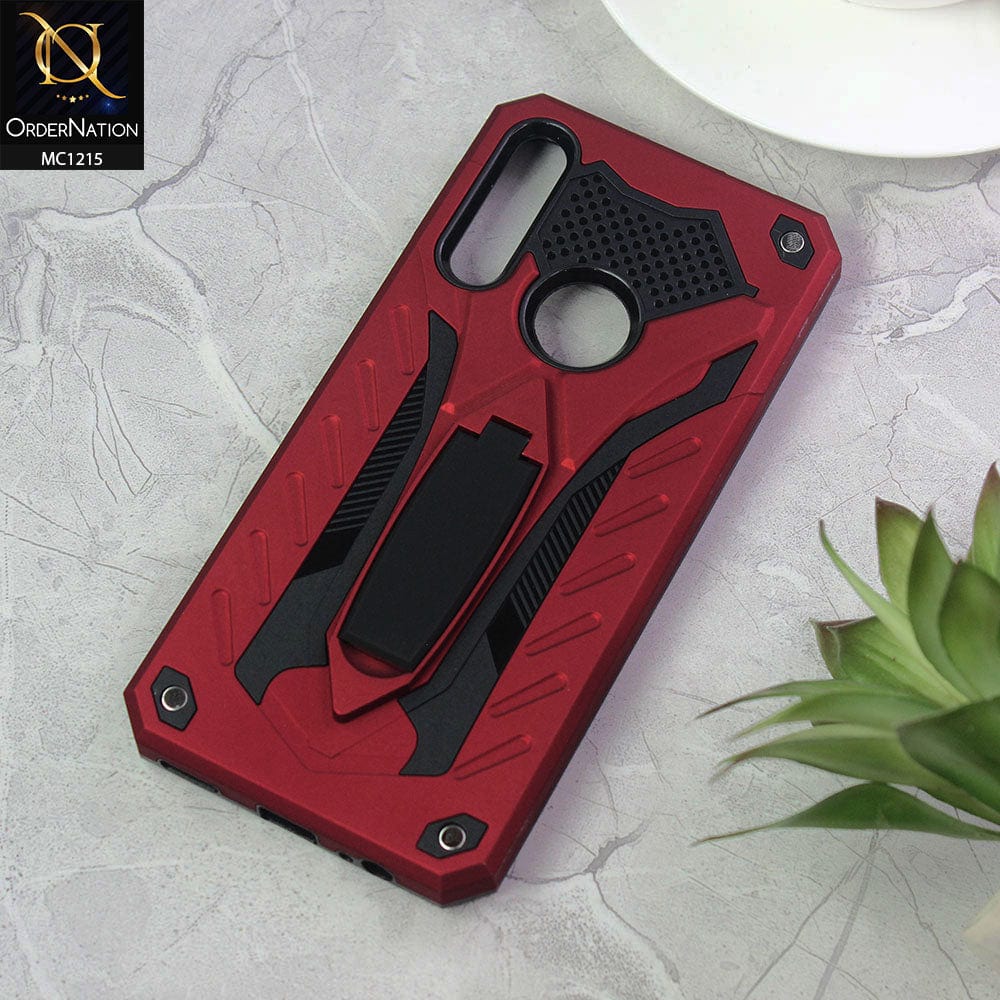 Huawei Y9 Prime 2019 - Red - Hybrid Shockproof Stand Case