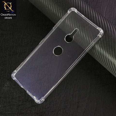 Sony Xperia XZ3 Cover - Soft 4D Design Shockproof Silicone Transparent Clear Case