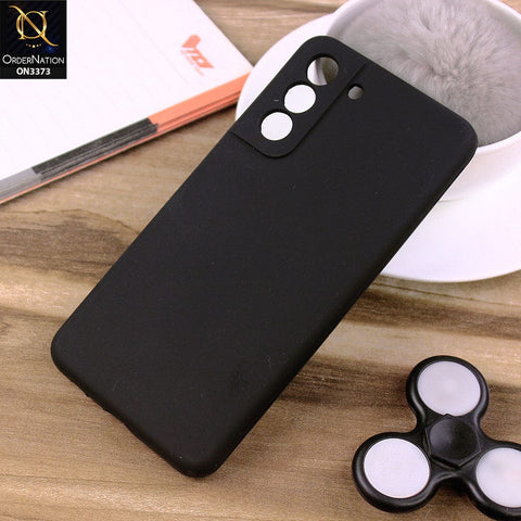 Samsung Galaxy S21 FE 5G Cover - Black -  Soft Shockproof Sillica Gel Camera Protection Case