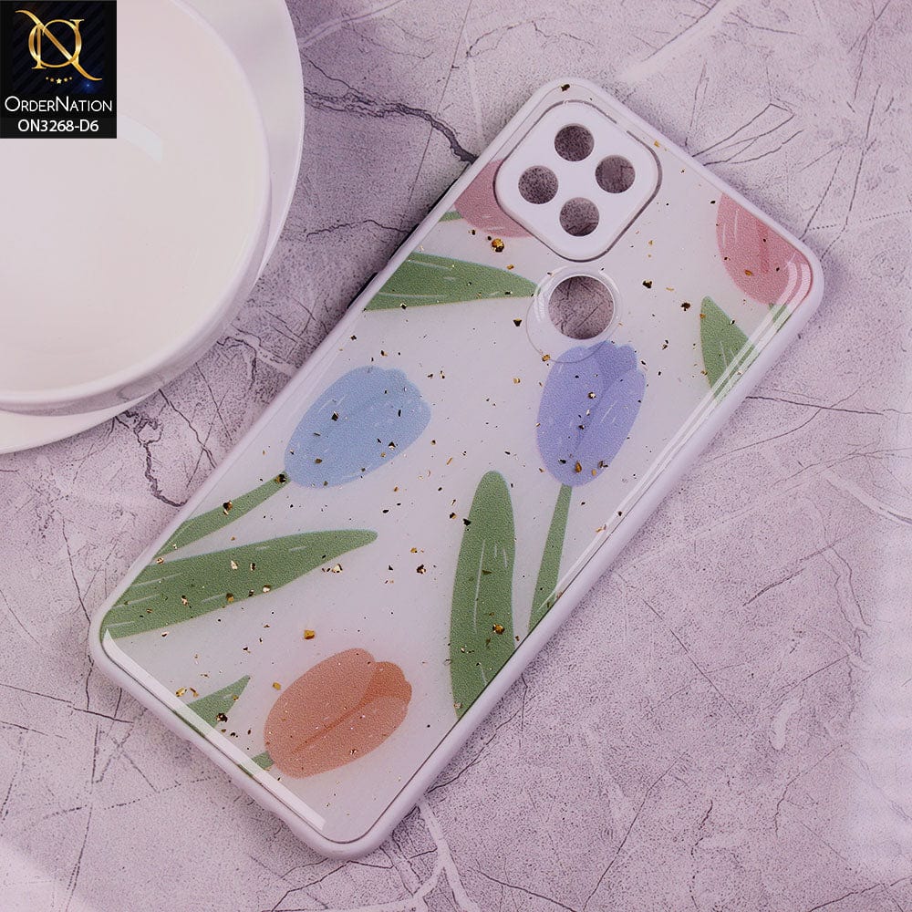 Oppo A15 Cover - Design 6 - Spring Series Foil Glitter Camera Protection Soft Case