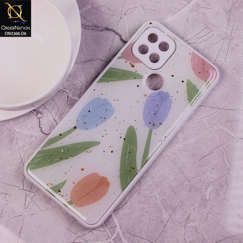 Oppo A15s Cover - Design 6 - Spring Series Foil Glitter Camera Protection Soft Case