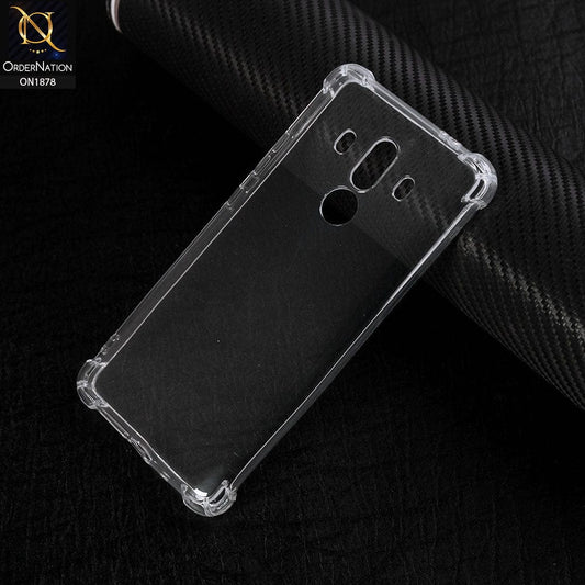 Huawei Mate 10 Pro Cover - Soft 4D Design Shockproof Silicone Transparent Clear Case