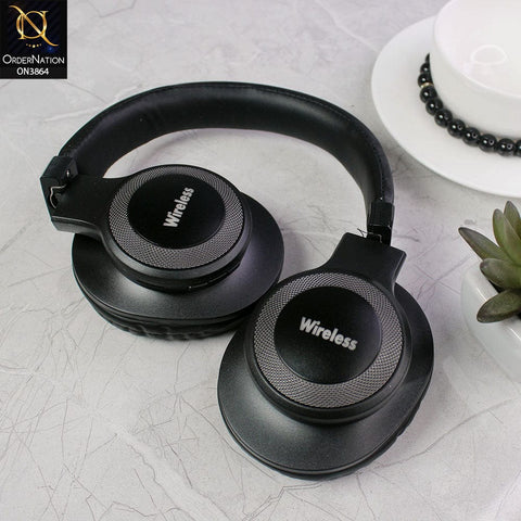 BT-900 Acoustic Noise Cancelling Wireless Headset - Black