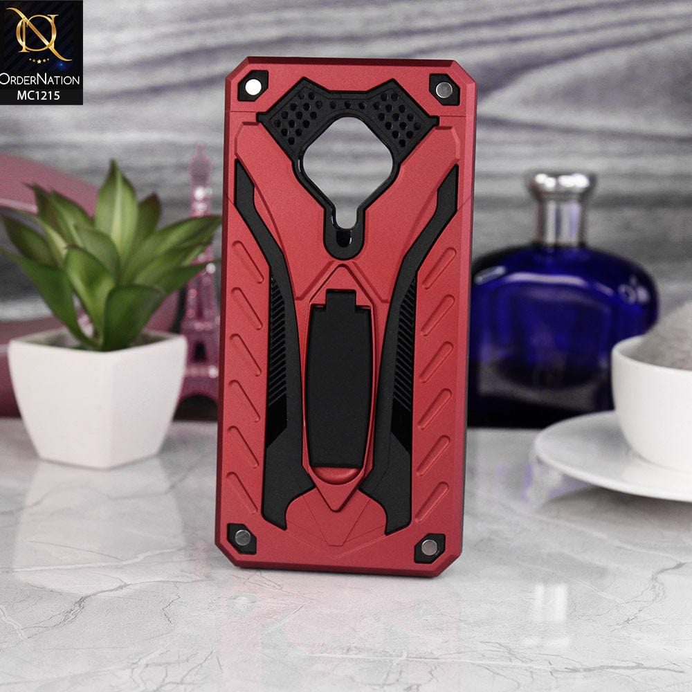 Vivo S1 Pro - Red - Hybrid Shockproof Stand Case