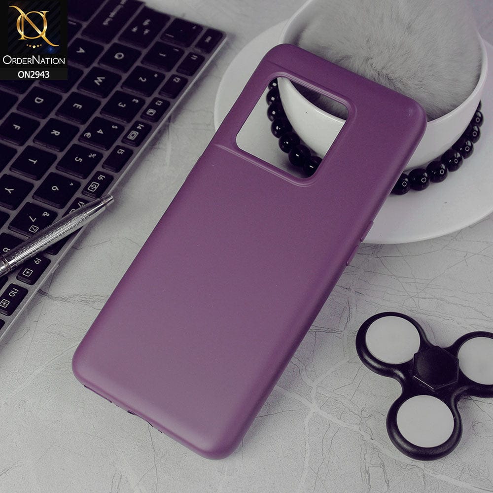 OnePlus 10 Pro Cover - Purple - Soft Silicon Premium Quality Back Case