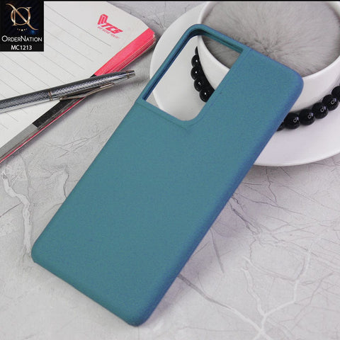 Samsung Galaxy S21 Ultra 5G  - Yalle Blue - Soft Shockproof Sillica Gel Case