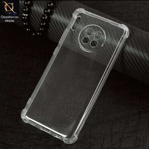 Huawei Mate 30 Cover - Soft 4D Design Shockproof Silicone Transparent Clear Case