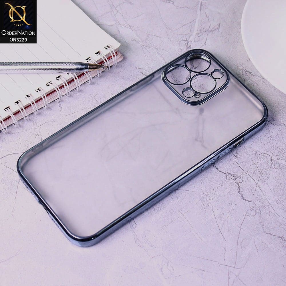 iPhone 13 Pro Max Cover - Ultra Thin Camera Protection Semi Transparent Soft Case