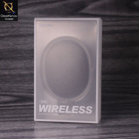 Wireless Charger - Black - Baseus Jelly Wireless Induction Charger 15W