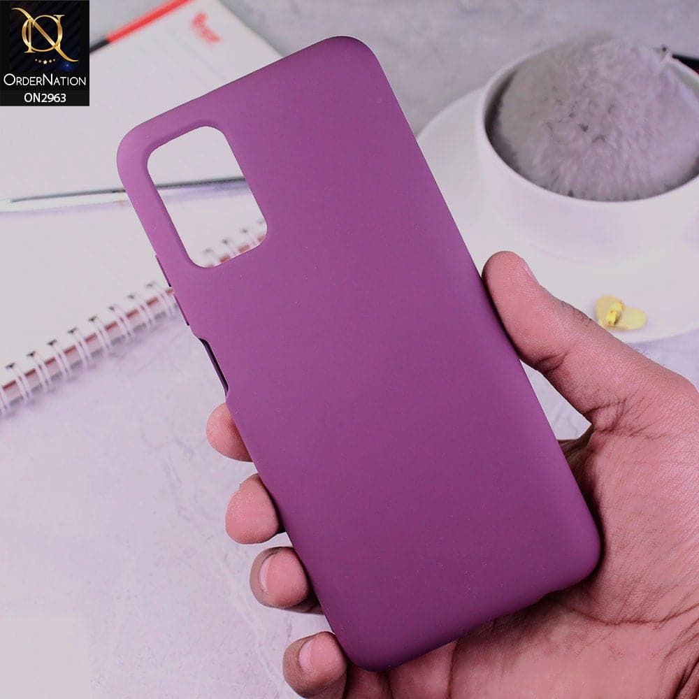 Samsung Galaxy A03s Cover - Indigo - Silky Feel Soft Silicone Protective Case