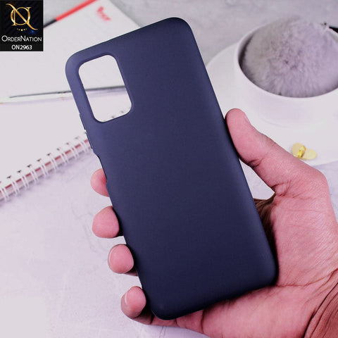 Samsung Galaxy A03s Cover - Midnight Blue - Silky Feel Soft Silicone Protective Case