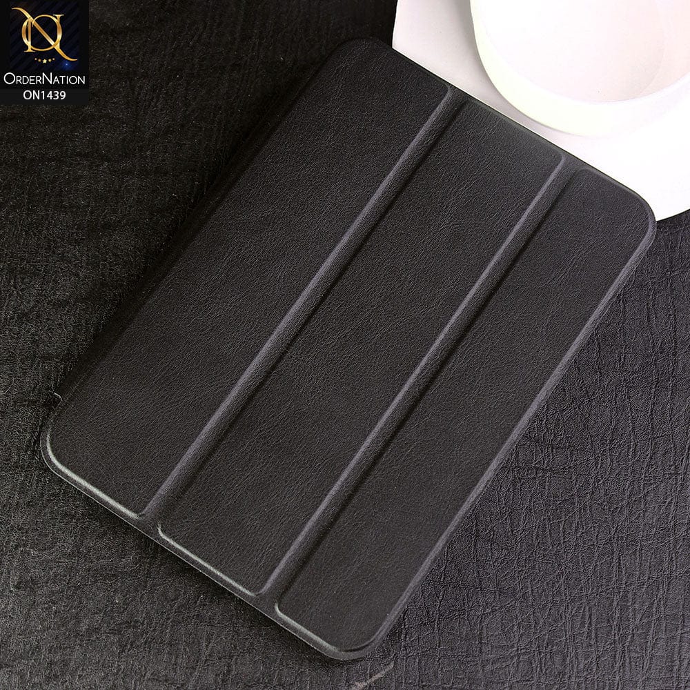 iPad Mini (6th gen) 8.3-inch (2021) Cover - Black - PU Leather Smart Book Foldable Case
