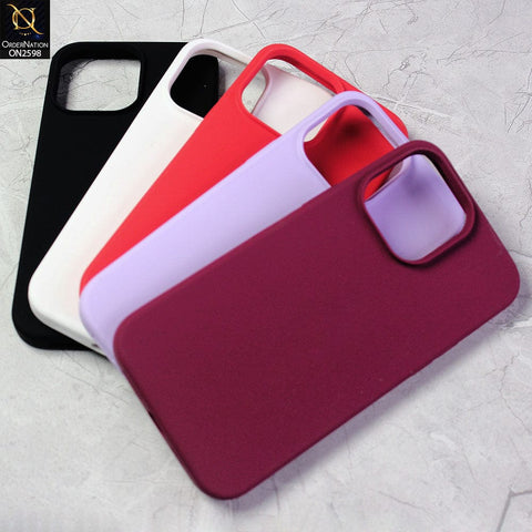 iPhone 14 Pro Max Cover - Lavendor - HQ Silica Gel Shockproof Matte Soft Silicone Case