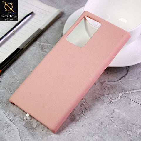 Samsung Galaxy Note 20 Ultra  - Peach - Soft Shockproof Sillica Gel Case