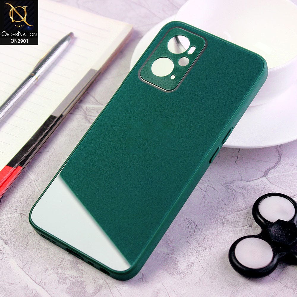 Oppo K10 Cover - Green - New Glossy Shine Soft Borders Camera Protection Back Case