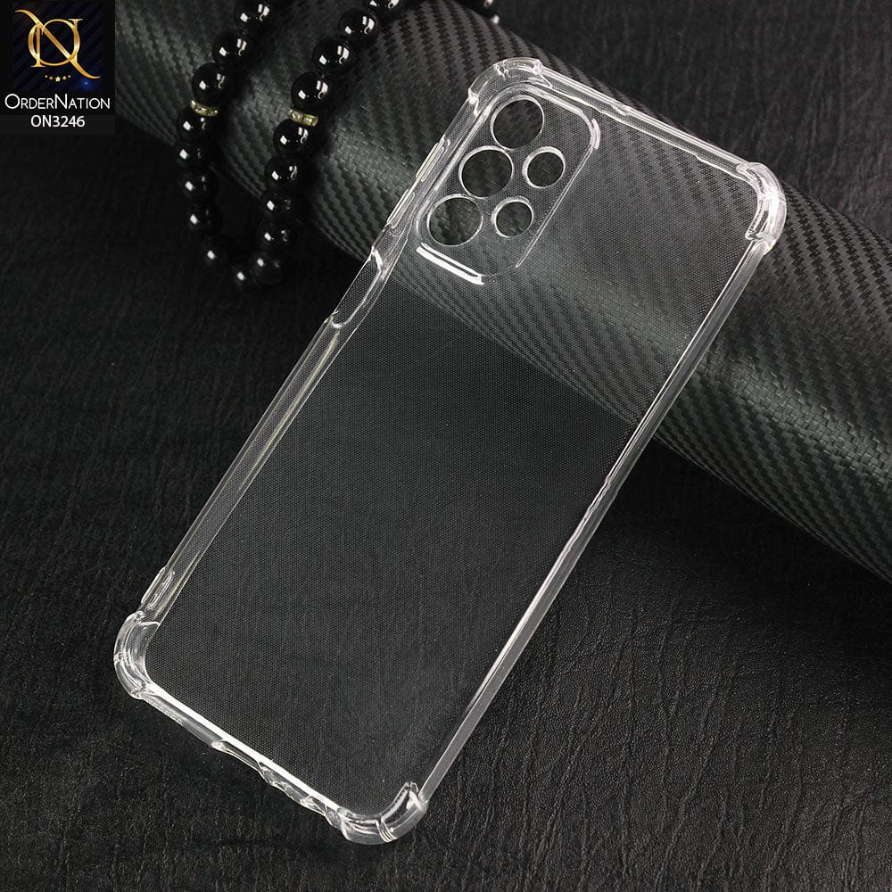 Samsung Galaxy A23 5G Cover - Transparent - Soft 4D Design Shockproof Silicone Transparent Clear Case