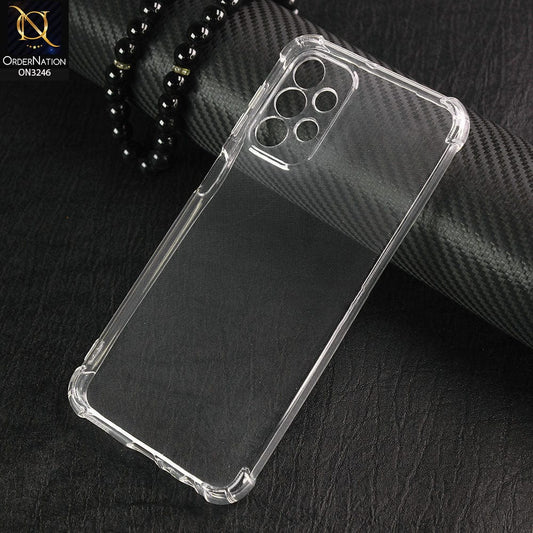 Samsung Galaxy A23 5G Cover - Transparent - Soft 4D Design Shockproof Silicone Transparent Clear Case