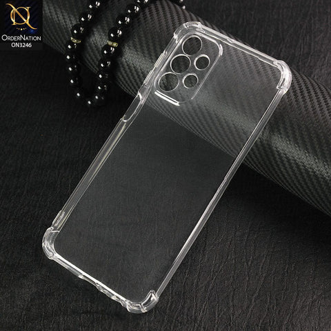 Samsung Galaxy A23 5G Cover - Transparent - Soft 4D Design Shockproof Silicone Transparent Clear Case