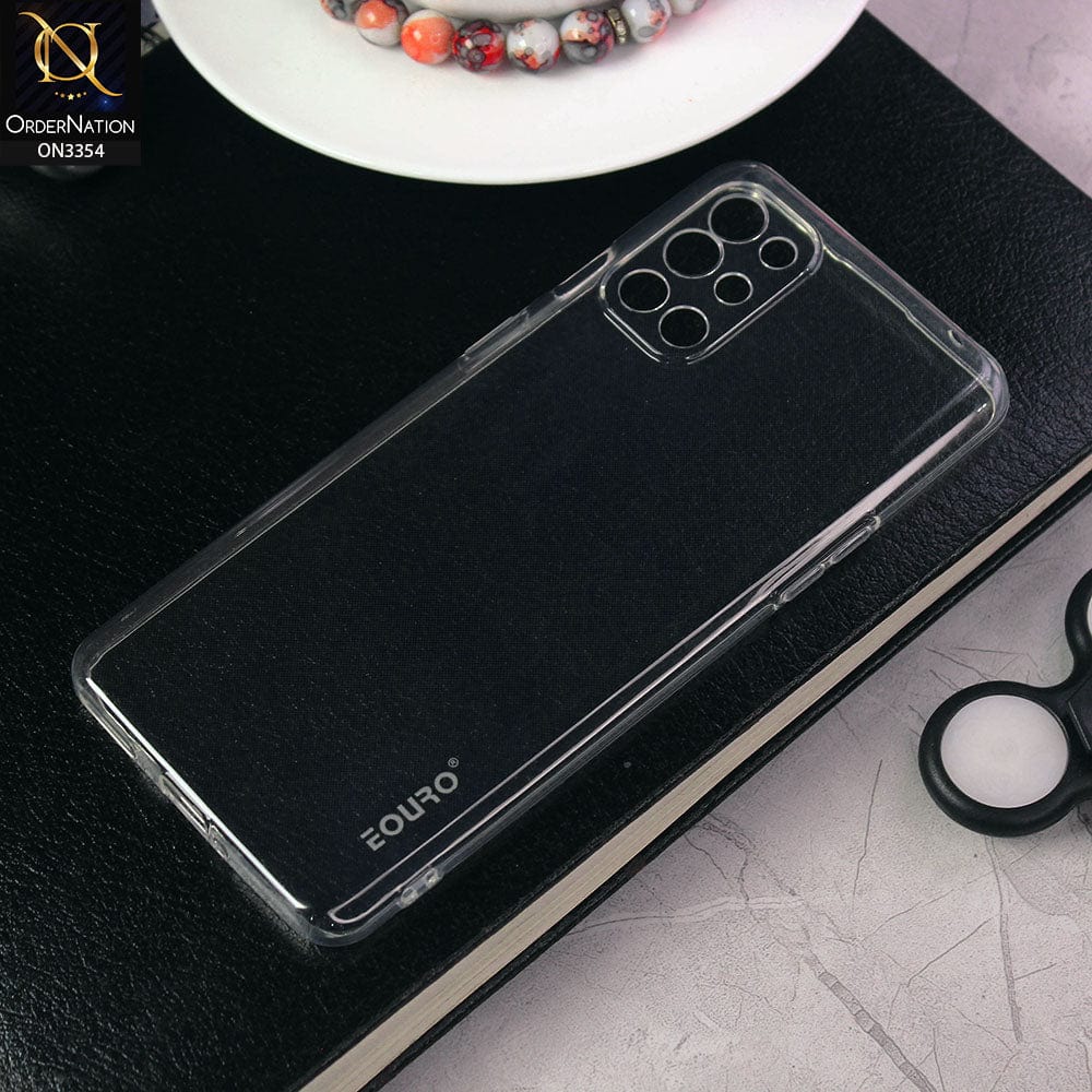 OnePlus 9R Cover - Transparent - EOURO Shock Resistant Soft Silicone Camera Protection Case
