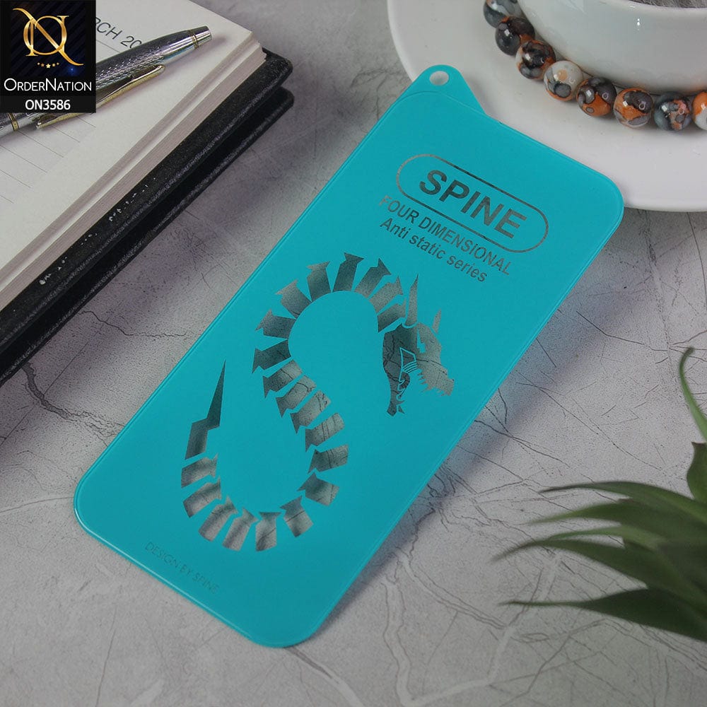 iPhone 14 Pro Screen Protector - Spine Four Dimensional Anti Dust Tempered Glass Screen Protector