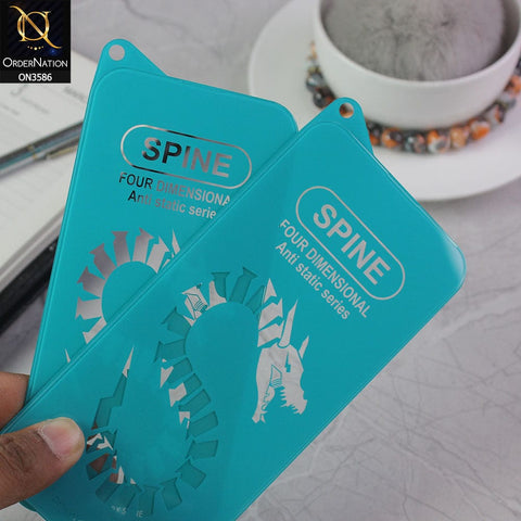 iPhone 14 Pro Screen Protector - Spine Four Dimensional Anti Dust Tempered Glass Screen Protector