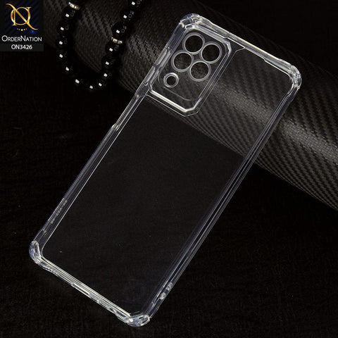 Samsung Galaxy A22 Cover - Transparent - New Soft TPU Shock Proof Bumper Transparent Protective Case with Camera Protection