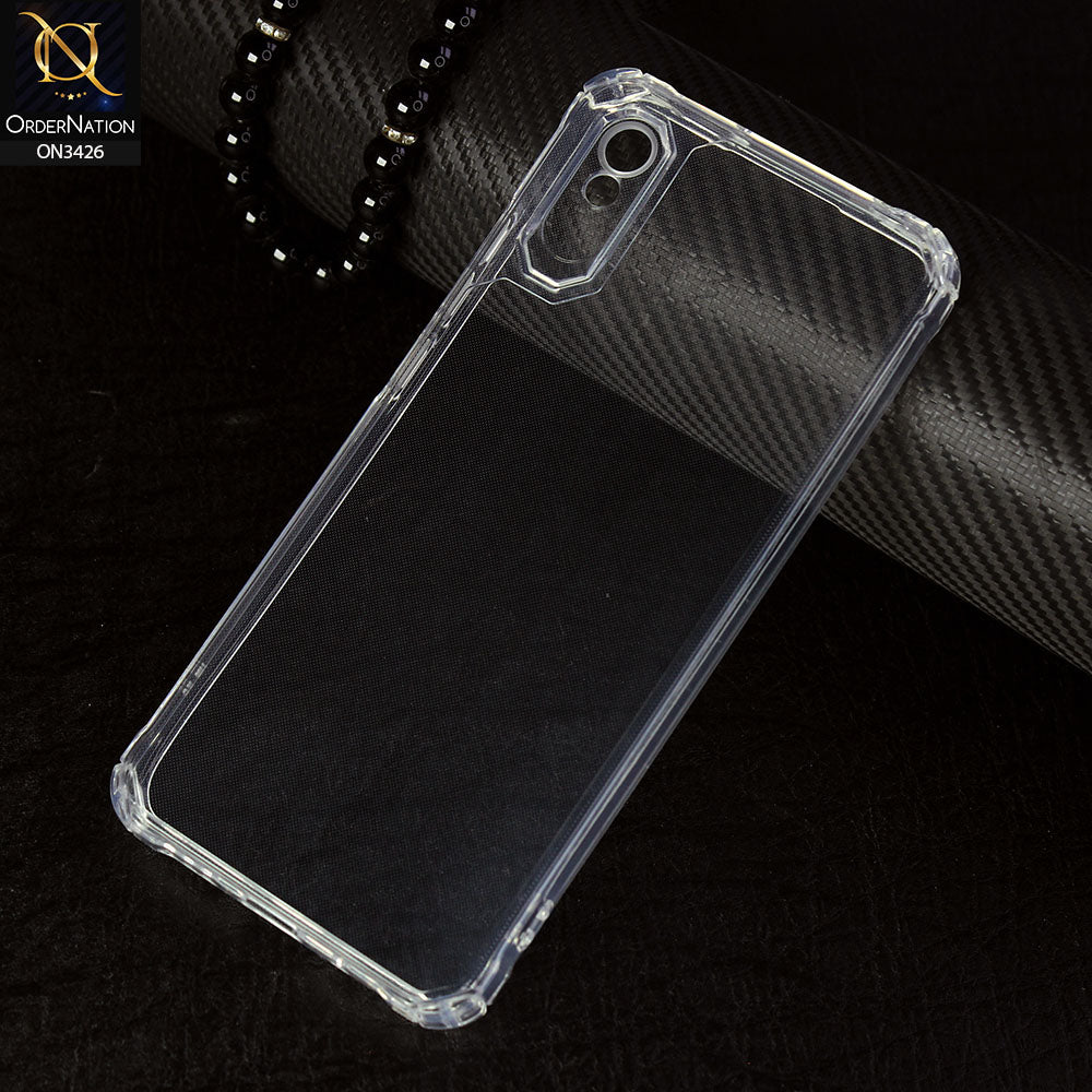 Xiaomi Redmi 9A Cover - Transparent - New Soft TPU Shock Proof Bumper Transparent Protective Case with Camera Protection