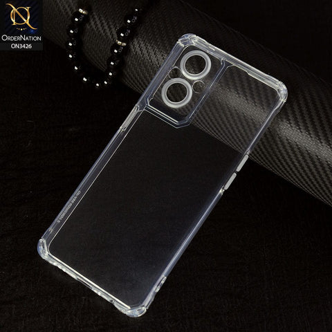 Oppo K10 Cover - Transparent - New Soft TPU Shock Proof Bumper Transparent Protective Case with Camera Protection