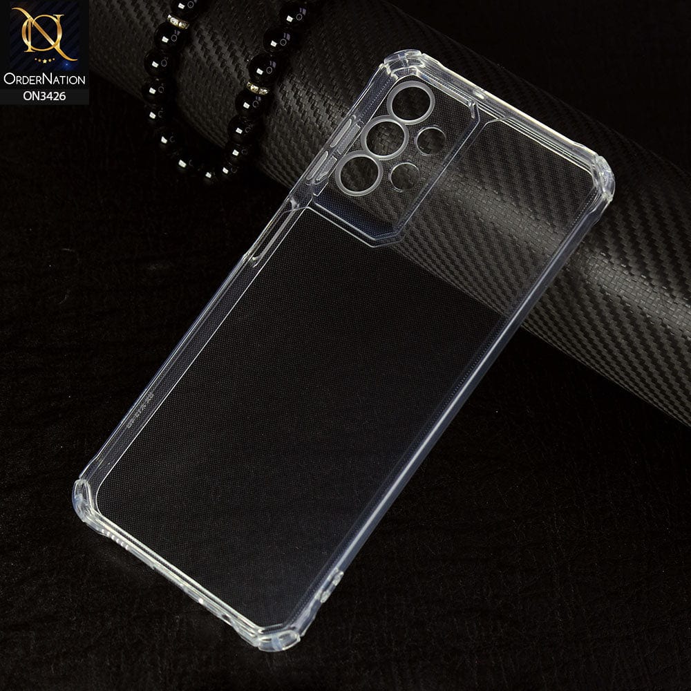 Samsung Galaxy A13 Cover - Transparent - New Soft TPU Shock Proof Bumper Transparent Protective Case with Camera Protection