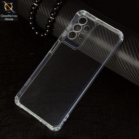 Samsung Galaxy A13 Cover - Transparent - New Soft TPU Shock Proof Bumper Transparent Protective Case with Camera Protection