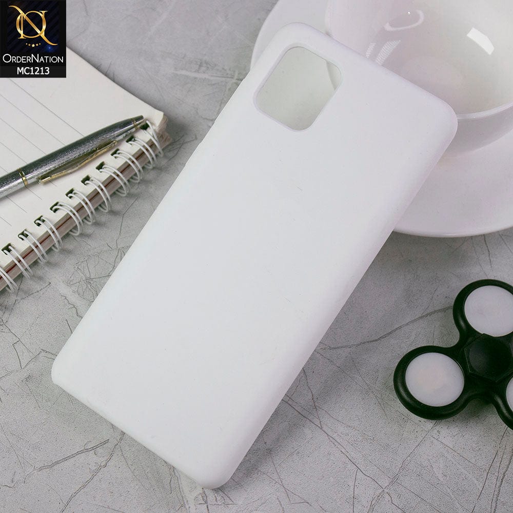 Samsung Galaxy Note 10 Lite Cover - White - Soft Shockproof Sillica Gel Case