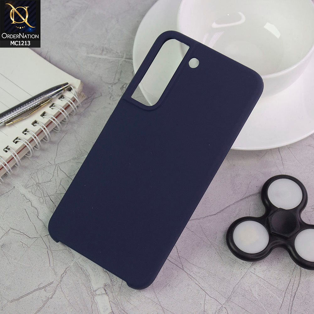 Samsung Galaxy S22 5G Cover - Midnight Blue - Soft Shockproof Sillica Gel Case