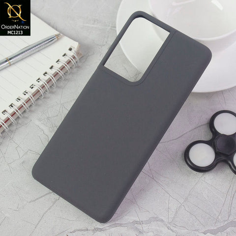 Samsung Galaxy S21 Ultra 5G - Dark Gray - Soft Shockproof Sillica Gel Case