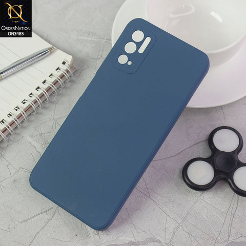 Xiaomi Redmi Note 10 5G Cover - Blue -ONation Bold Series - HQ Liquid Silicone Elegant Colors Camera Protection Soft Case ( Fast Delivery )