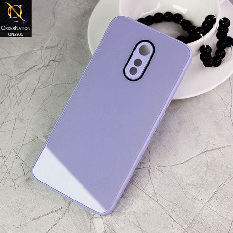 OnePlus 6T Cover - Purple - New Glossy Shine Soft Borders Camera Protection Back Case