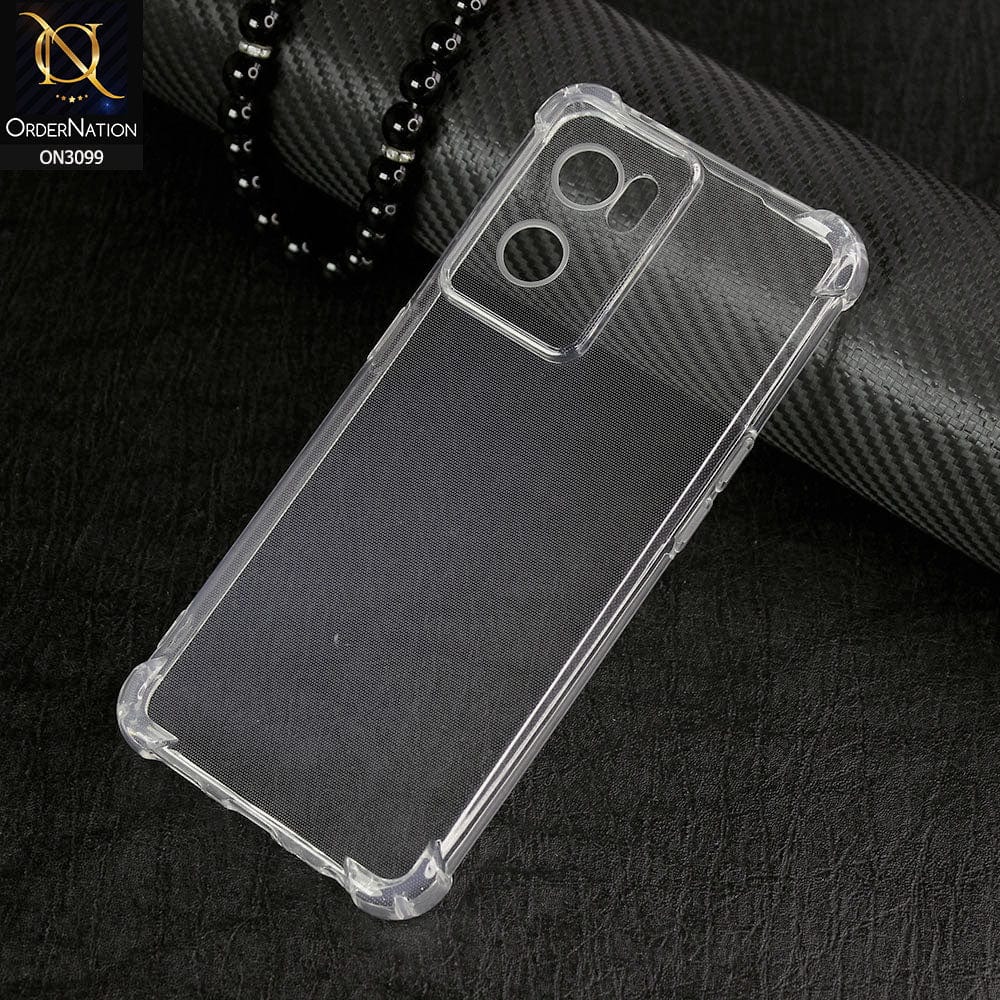 OnePlus Nord CE 2 5G Cover - Transparent - Soft 4D Design Shockproof Silicone Transparent Clear Case