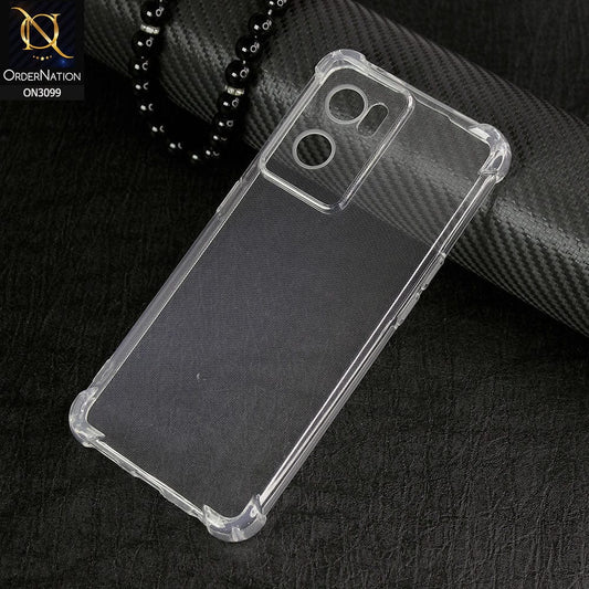 OnePlus Nord CE 2 5G Cover - Transparent - Soft 4D Design Shockproof Silicone Transparent Clear Case