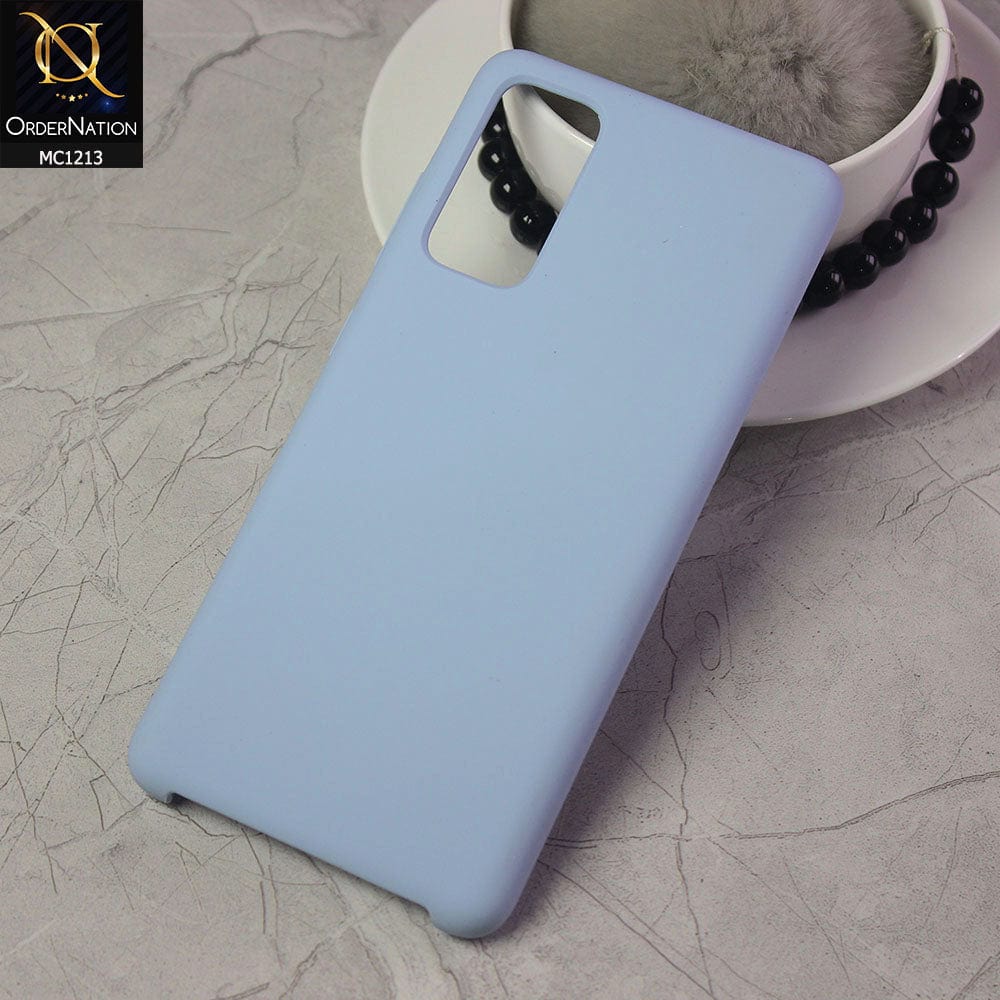 Samsung Galaxy S20 FE Cover - Light Blue - Soft Shockproof Sillica Gel Case