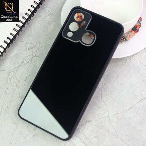 Infinix Hot 12 Play Cover - Black - New Glossy Shine Soft Borders Camera Protection Back Case