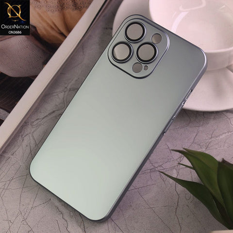 iPhone 13 Pro Cover - Silver - Hard Pc Shell Case With Camera Lense Protection