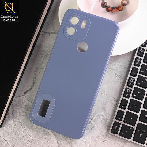 Xiaomi Redmi A1 Plus 2022 Cover - Light Gray- Soft Silicone Camera Lense Protector Logo Hole Case