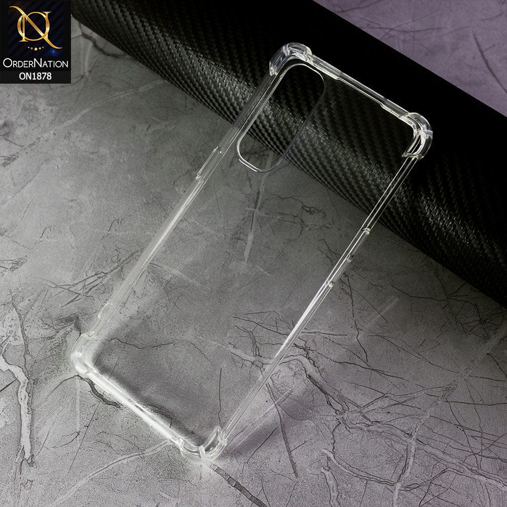 Oppo Reno 4 Pro - Soft 4D Design Shockproof Silicone Transparent Clear Case