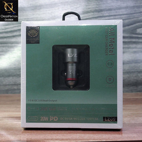 LYZ - LZ09 - All Metal Full Compatible Fast Car Charger
