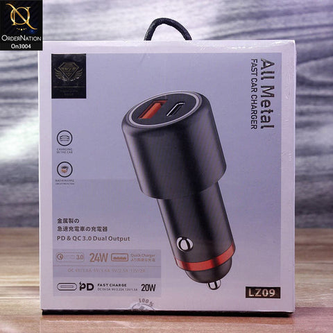 LYZ - LZ09 - All Metal Full Compatible Fast Car Charger
