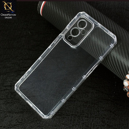 OnePlus 9 Cover -  Four Sided Airbag  Clear Transparent Soft Case