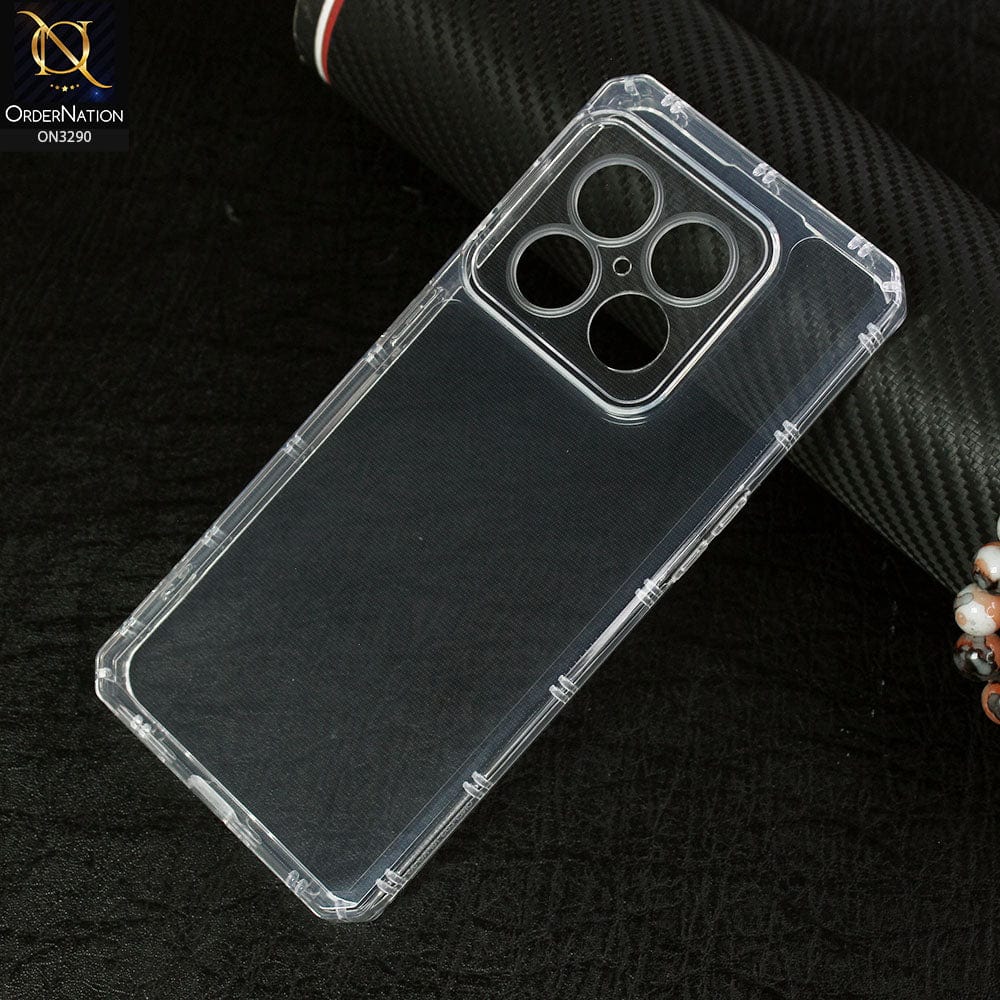 OnePlus 10 Pro Cover -  Four Sided Airbag  Clear Transparent Soft Case