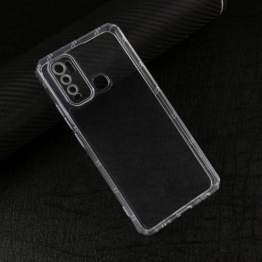 Vivo Y30 Cover -  Four Sided Airbag  Clear Transparent Soft Case
