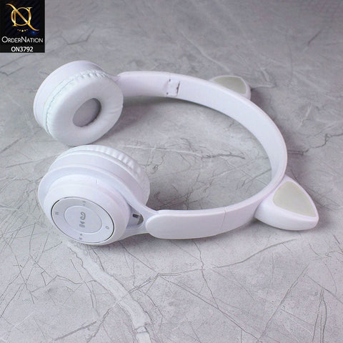 White - New Trendy Y08 Wireless Headset Without Mic ( Wireless/Bluetooth )